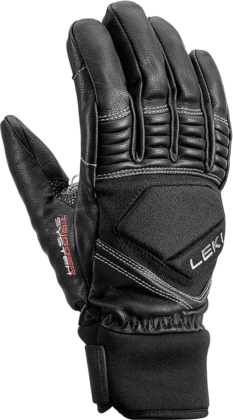 LEKI Copper 3D Handschuhe Skihandschuhe Fingerhandschuhe Schwarz EU 7, Schwarz EU 7