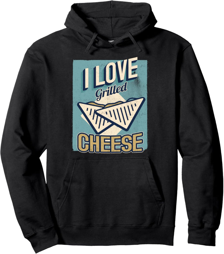 Ich liebe gegrillten Käse Lustiges Geschenk Fun T Shirt Pullover Hoodie