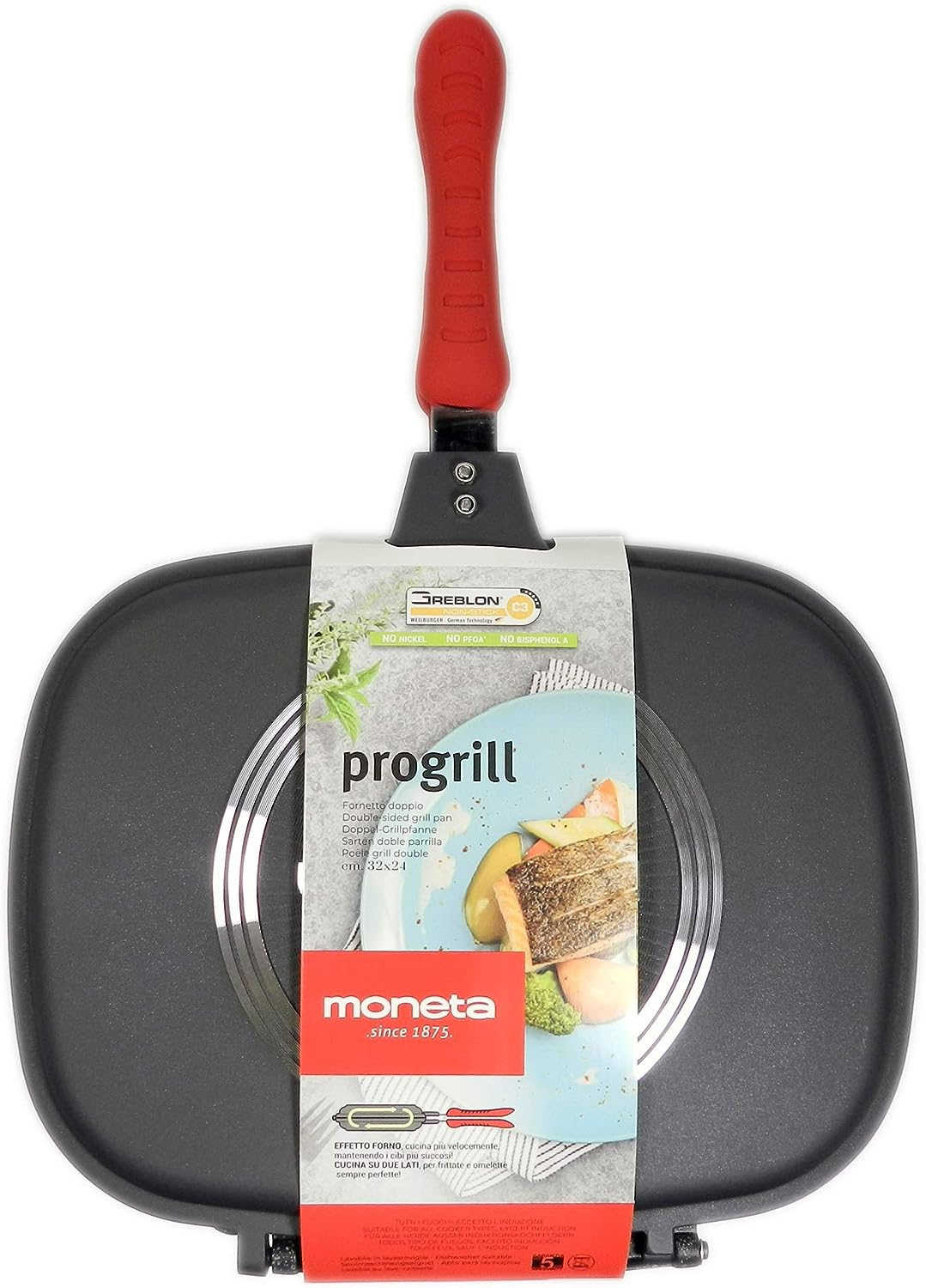 Moneta Doppelbackofen 34 x 24 cm Pro Grill