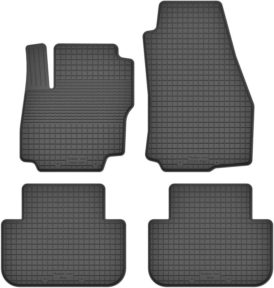 Fussmatten Vorne, Hinten 4er Set für Ford C-Max/Grand C-Max ab 2010 Gummi Gumimatten, Vorne, Hinten
