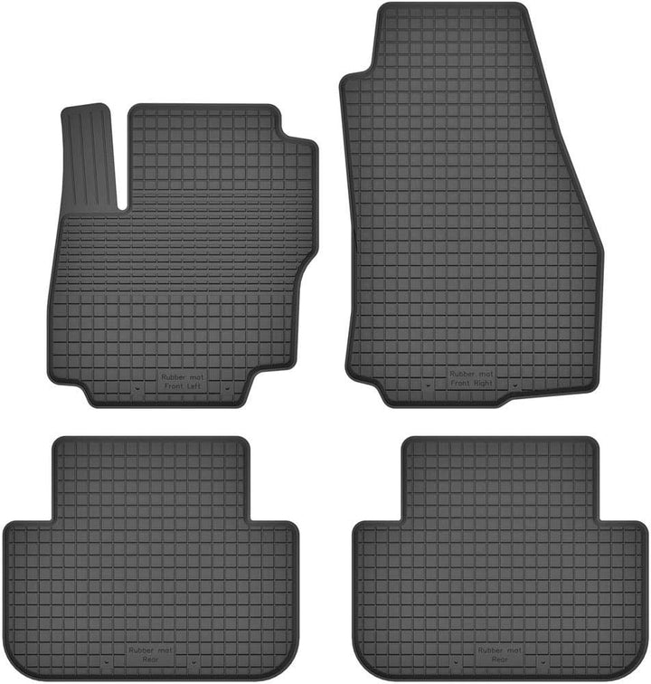 Fussmatten Vorne, Hinten 4er Set für Ford C-Max/Grand C-Max ab 2010 Gummi Gumimatten, Vorne, Hinten