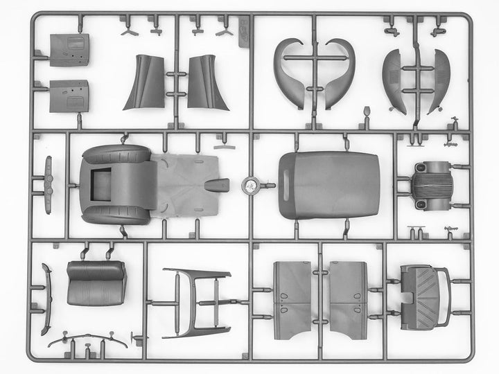 ICM 35471 - Admiral Cabriolet WWII German Staff Car, farblos
