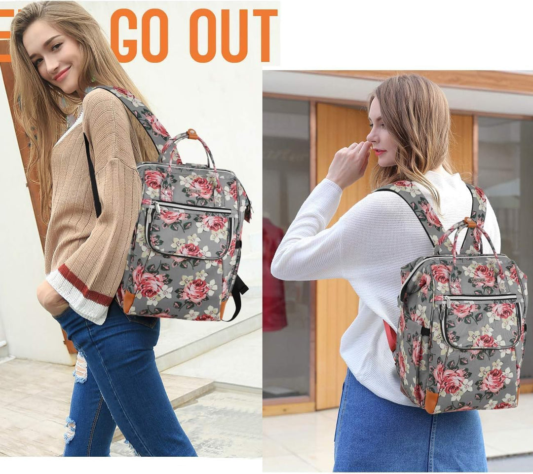 Rucksack Damen, Schulrucksack Mädchen Teenager15.6 Zoll Laptoprucksack mit Anti-Diebstahl, Arbeitsru
