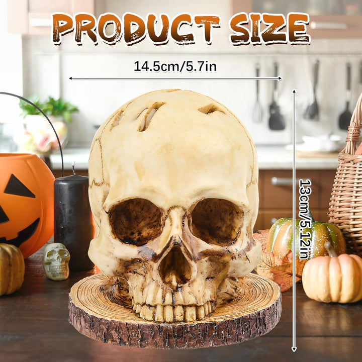 Skull Knifes Holder, Zombie Messerhalter für Küche Lagerung, Horror Skelett Form Kopf Messer Rack Ve