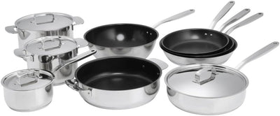 FISKARS 1023766 Cacerola All Steel 3.0 L/18cm Con tapadera, Stahl, Multicolor, 3 l 3,0 l, 3,0 l