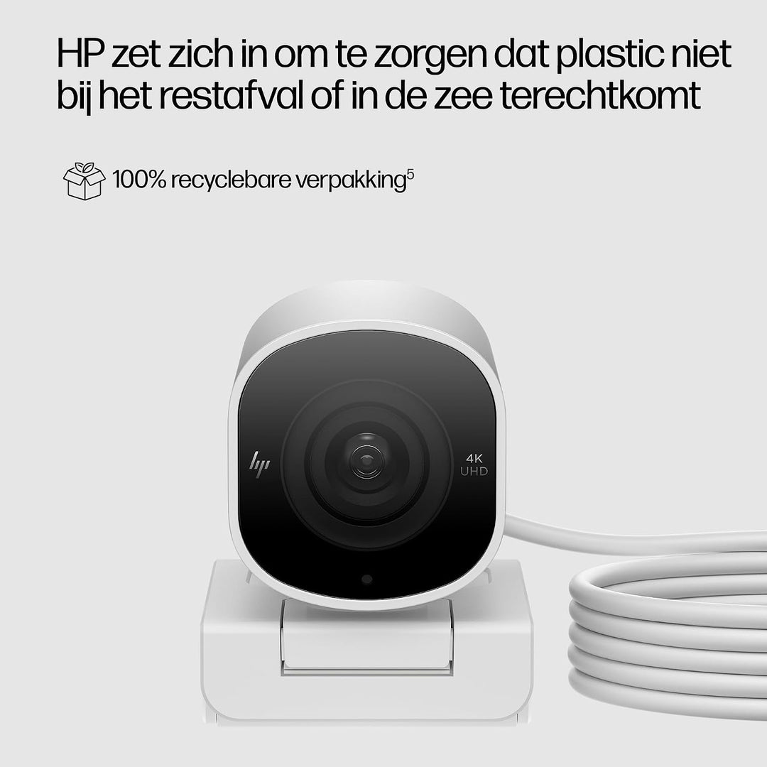 HP CONSUMER. 960 4K Streaming Webcam UHD Auflösung 60 FPS 100° Sichtfeld 360° schwenkbar KI unterstü
