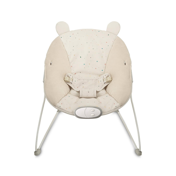 MoMi GLOSSY Babywippe für Babys bis 9 kg, 3-Punkt-Sicherheitsgurt, Metallgestell mit Antirutsch-Füss