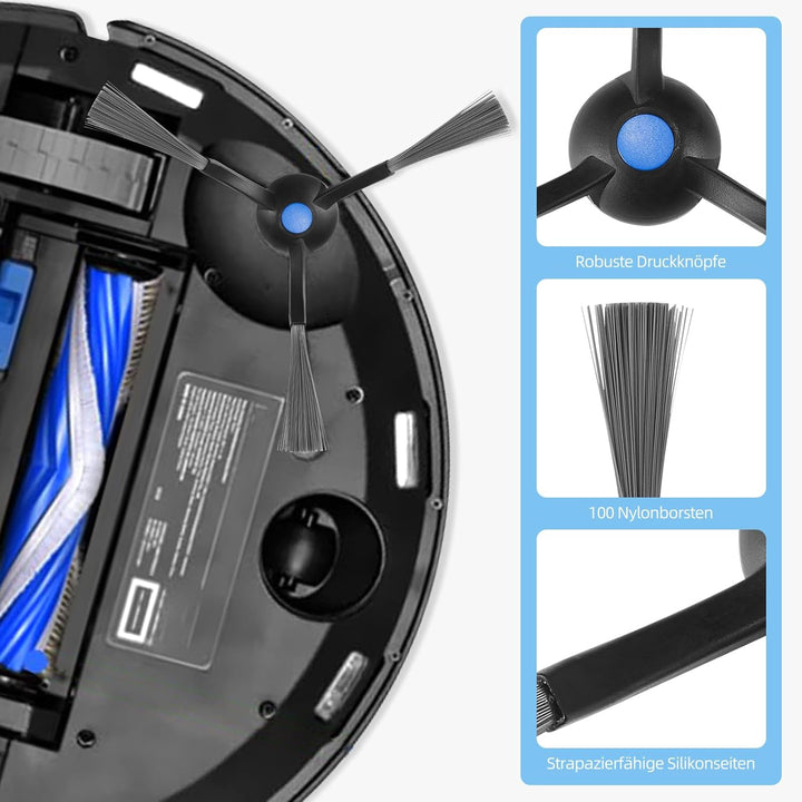 25 Stück Zubehörset für Ecovacs Deebot T30 Omni / T30 Pro Omni / T30 Saugroboter, Ersatzubehör 2 Ant