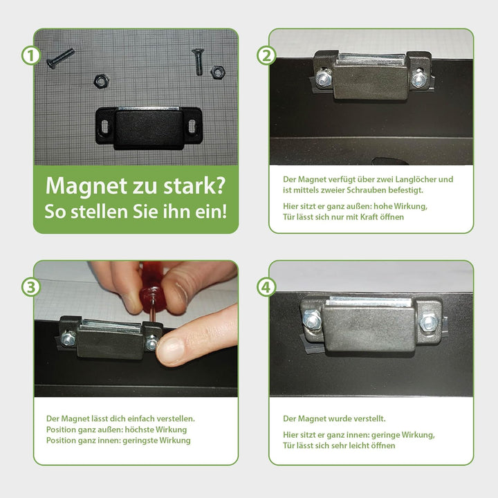 banjado Design Schlüsselkasten aus Edelstahl für 10 Schlüssel/Schlüsselschrank zur Schlüssel Aufbewa