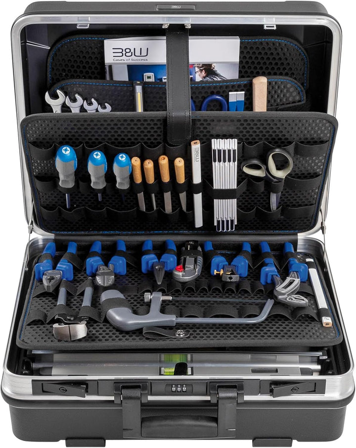 B&W Werkzeugkoffer FLEX mit MODUL-Werkzeugstecksystem (Koffer aus ABS, Volumen 34,3l, 47 x 36,5 x 20