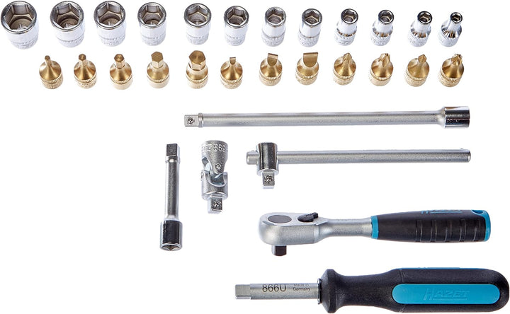 Hazet Steckschlüssel-Satz 1/4" 854 30-teilig