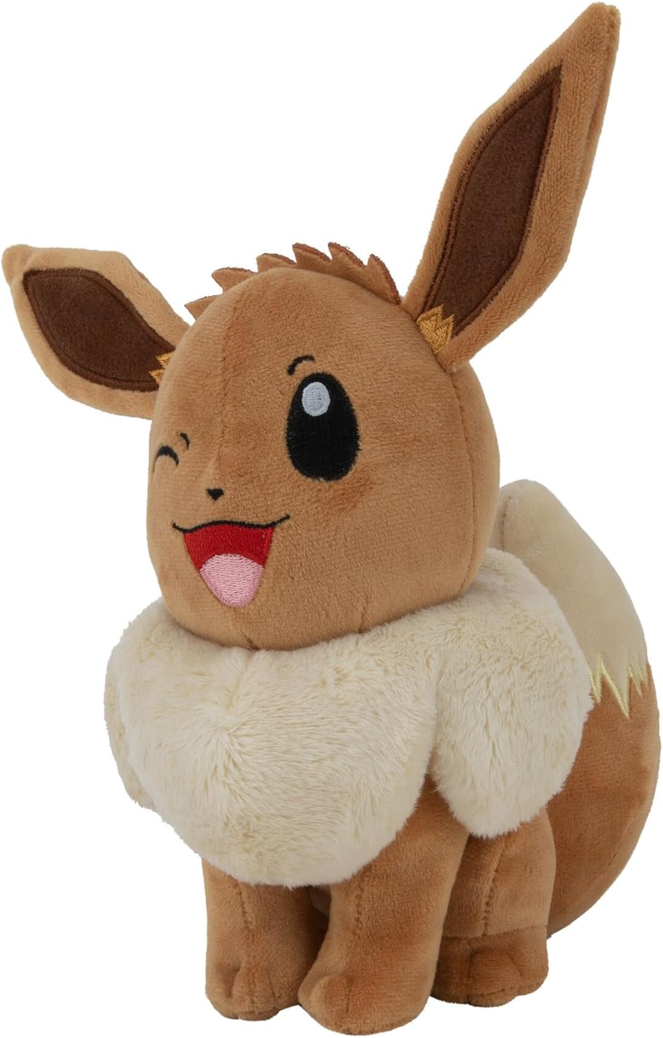 Pokémon PKW3079-20 cm Plüsch - Evoli, offizielles Plüsch Eevee, Eevee