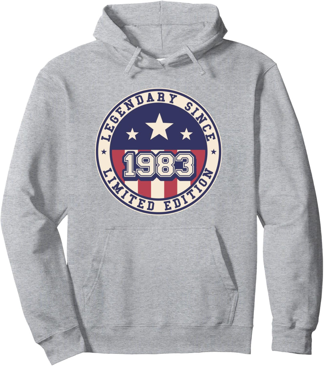 Legendary Since 1983 40. Geburtstag Pullover Hoodie