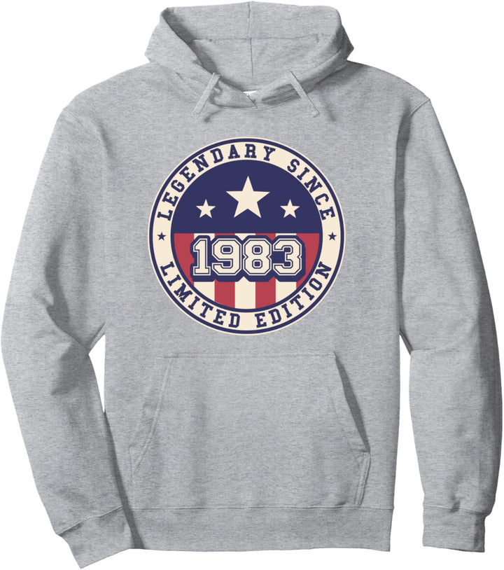Legendary Since 1983 40. Geburtstag Pullover Hoodie
