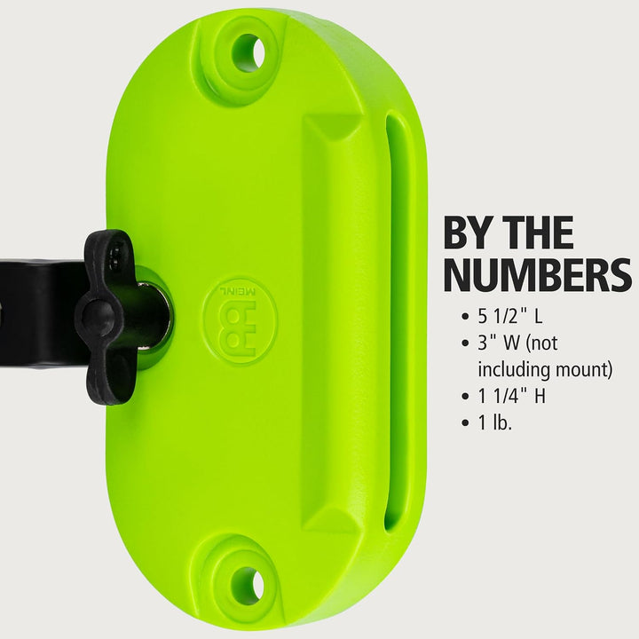 Meinl Percussion High Pitch Block - Schlagzeugzubehör - Mit Befestigungsklammer - Hoher Sound - PE K