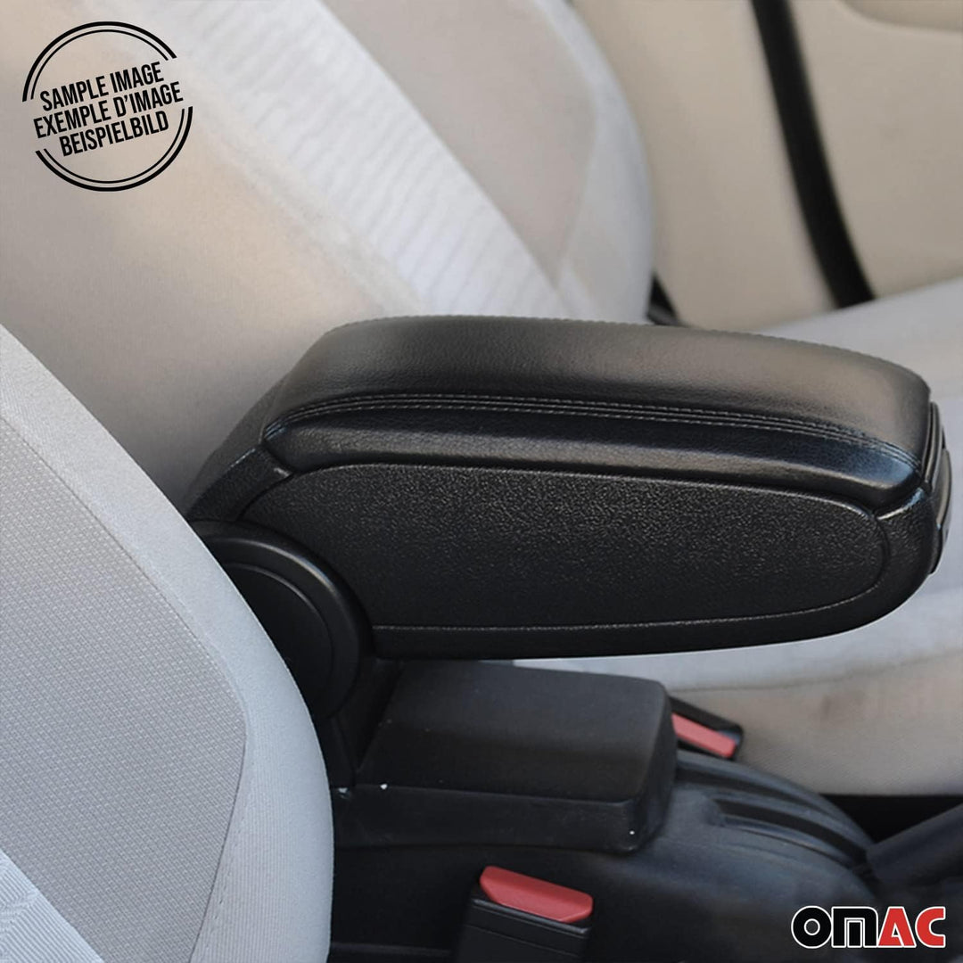 OMAC Mittelarmlehne Armlehne Mittelkonsole für VW Golf 5 2003-2009 PU-Leder ABS Beige Golf 5 2003-20