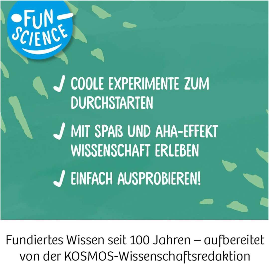 KOSMOS 654177 Fun Science - Schleim-Galaxie, Mixe fünf Verschiedene Schleim-Arten, Experimentierset