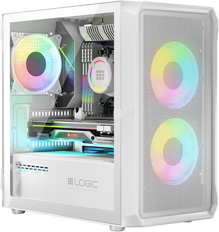 Logic Portos ARGB Mini USB 3.0 Case White