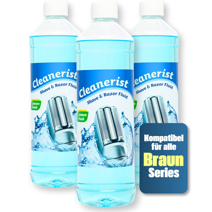 Cleanerist Scherkopfreiniger zum Nachfüllen von Braun Clean&Charge Stationen der Serie 7: 799cc / 76
