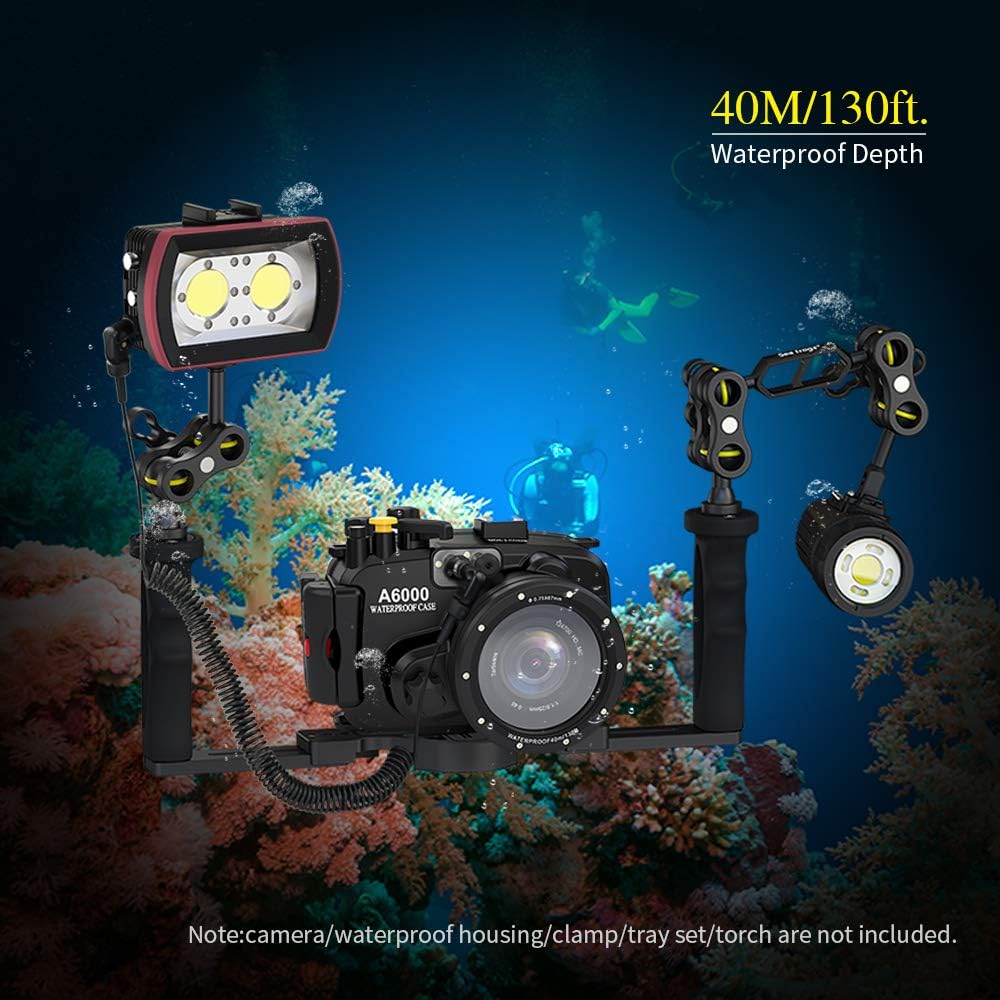 Sea frogs IPX8 Waterproof Camera LED Photo Video Fill Light Lamp 40M Underwater Diving Photography L