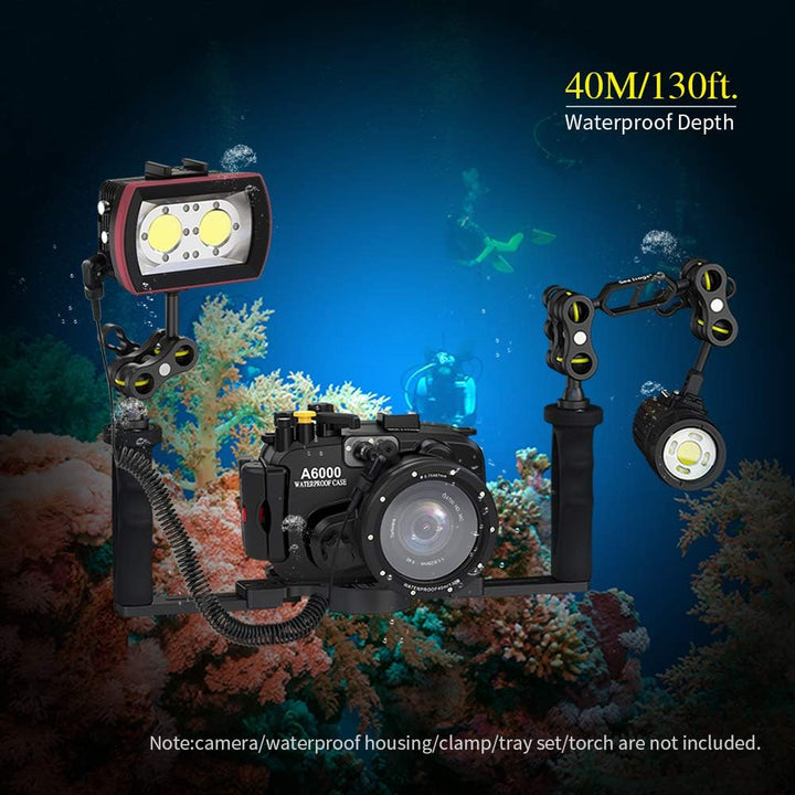 Sea frogs IPX8 Waterproof Camera LED Photo Video Fill Light Lamp 40M Underwater Diving Photography L