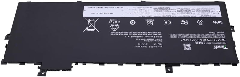 01AV494 SB10K97588 01AV431 01AV430 Laptop-Akku für Lenovo X1 Carbon GEN 5 11.52V 4950mAh/57Wh