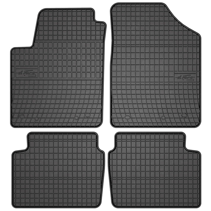 M MOTOS Gummimatten Auto Fussmatte passt für Hyundai i10 I 2007-2013 Verbessern Sie Ihren Reisekomfo