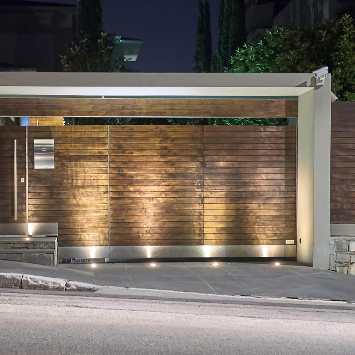 SSC-LUXon BORU LED Bodeneinbaustrahler rund IP67 für Aussen - inkl. LED GU10 warmweiss 2W - Gartenbe