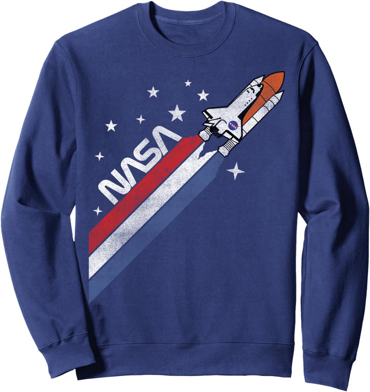 NASA Shuttle Take-Off Stripes Vintage Sweatshirt