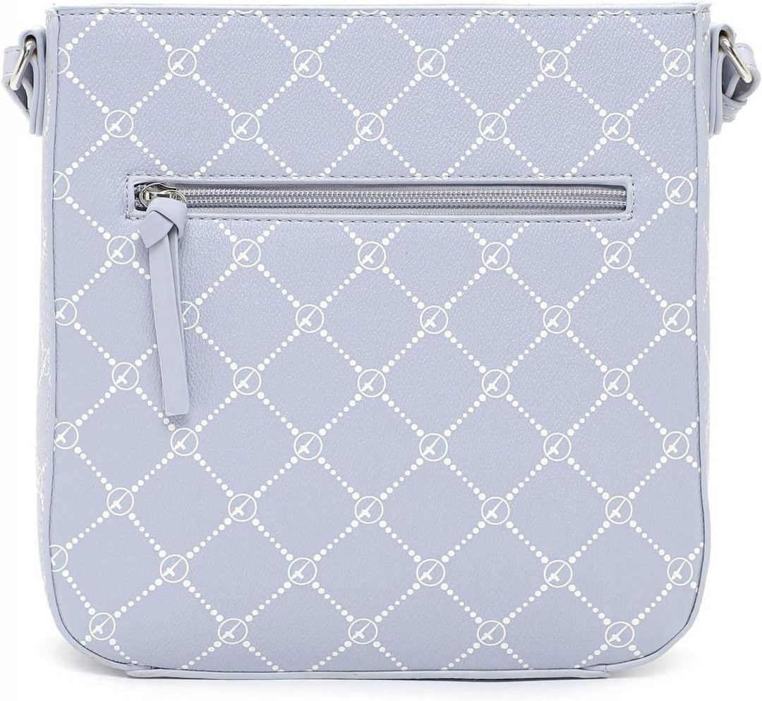 Tamaris Umhängetasche TAS Anastasia 30103 Damen Handtaschen Karo Einheitsgrösse Greyblue 855, Einhei