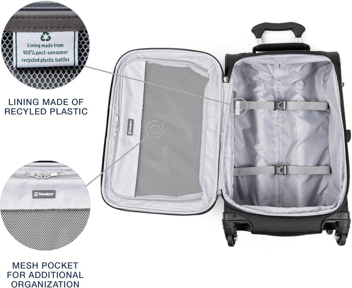 Travelpro Maxlite 5 Tragbarer Koffer, 53 cm, Schwarz (Schwarz) - 401176101, Schwarz
