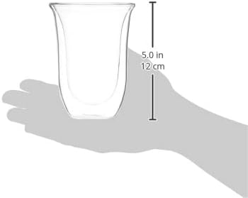 De'Longhi Gläser Set DLSC312, 2 doppelwandige Thermogläser mit Isolierfunktion für kalte und warme G