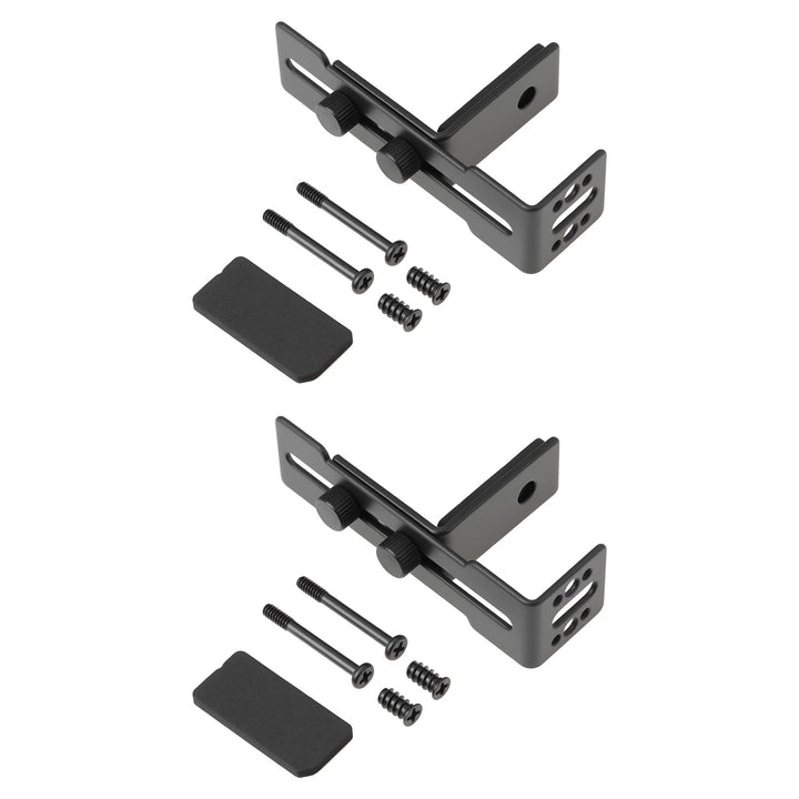 2 Stück GPU-Halterungen mit Schrauben Schwarzer Edelstahl GPU-Anti-Durchhang 6–96 Mm Black, Black