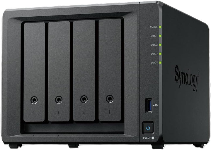 Synology DiskStation DS425+ 4-Bay 3,5" DiskStation ohne Disk Intel Celeron J4125 1x1GbE + 1x2.5GbE 2