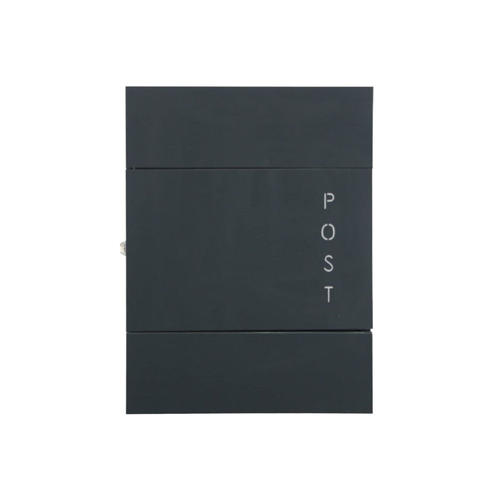 Wandbriefkasten Safepost 11-9 anthrazit-grau (RAL 7016) Aufputz-Briefkasten modern