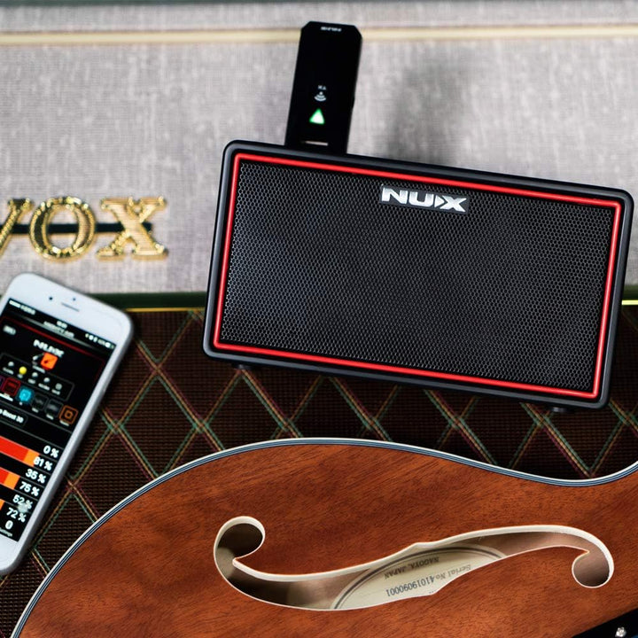 NUX Mighty Air Kabelloser Stereo-Modellierung Gitarren-/Bassverstärker mit Bluetooth, mobile App