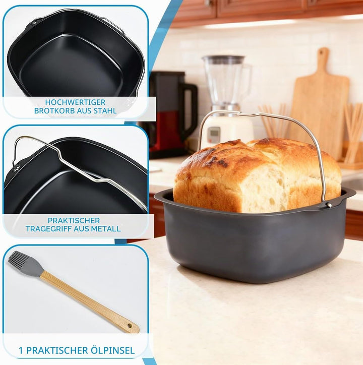 Airfryer Backform 22 cm Heissluftfritteuse Backform Muffinformen für Airfryer XL Auflaufform Wiederv
