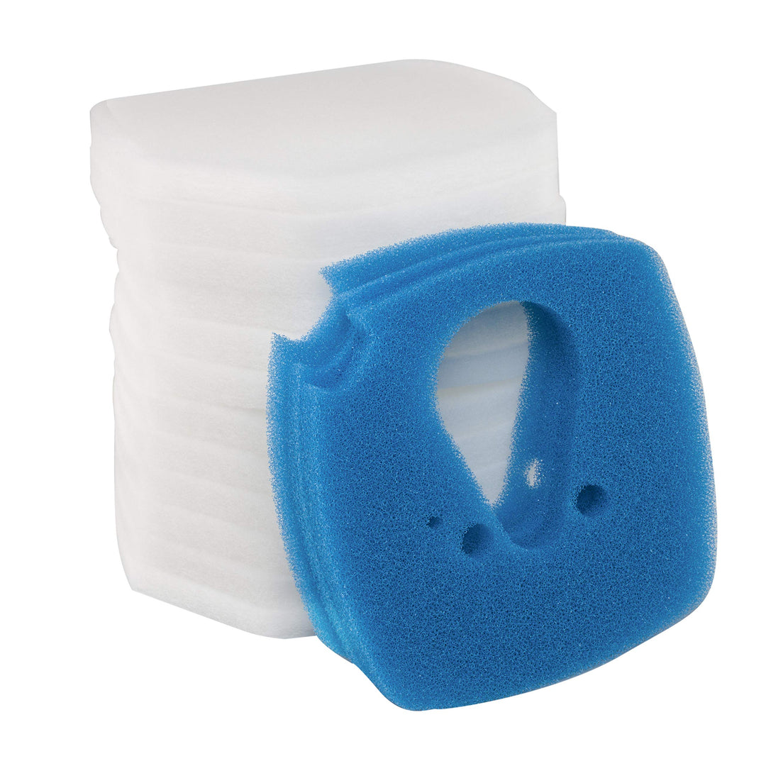 LTWHOME Filterschwamm Passend für Eheim Professional 3 2080/2180 (3 Blau und 12 Weiss)