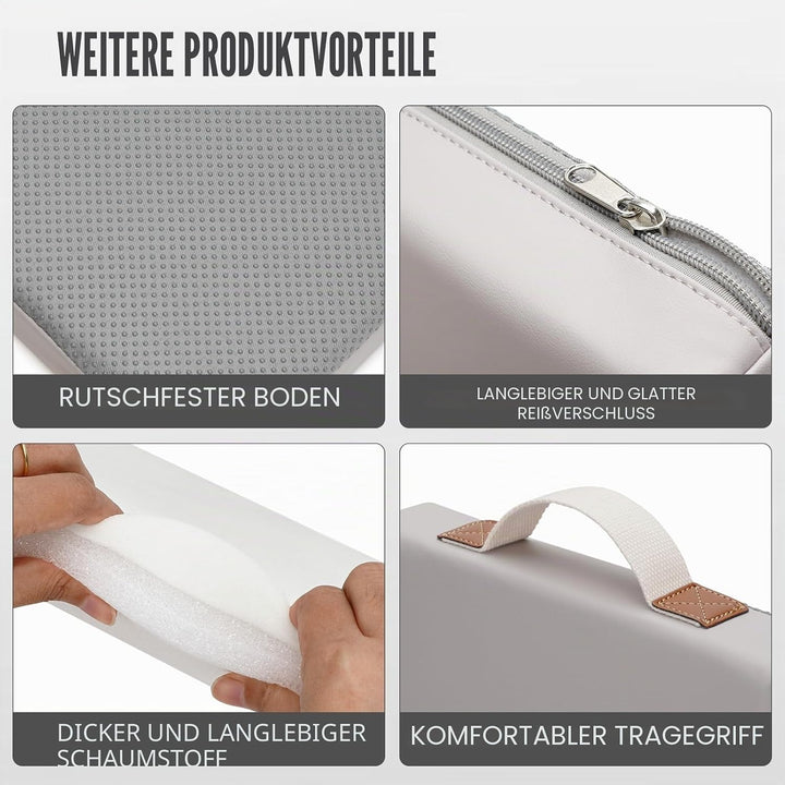 HappyPicnic Knieschoner, 5,1 cm dick, wasserdicht, Schaumstoff-Kniematten, Kissen für Garten, Hof, A