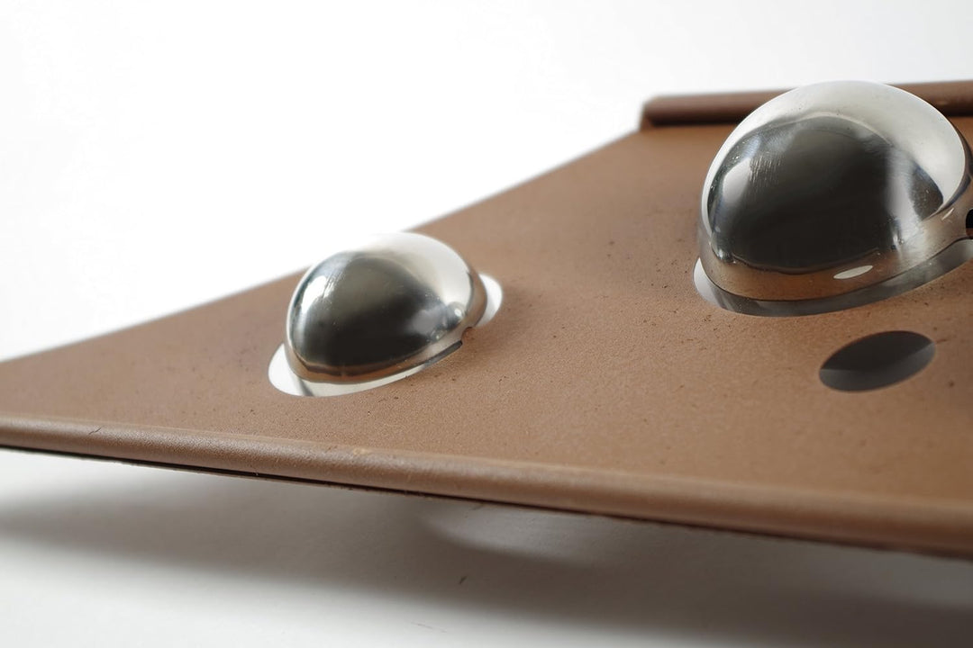 Kobolo Gartenstecker Dekostecker Rusty Bubbles in Rostoptik mit Edelstahlkugeln