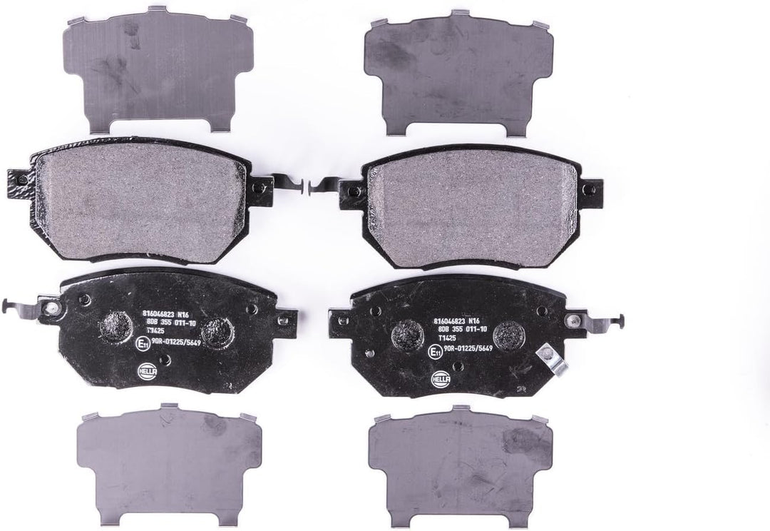 HELLA PAGID 8DB 355 011-101 Bremsbelagsatz - T1425 - Dicke/Stärke: 15.5mm - Bremssystem: Tokico - mi