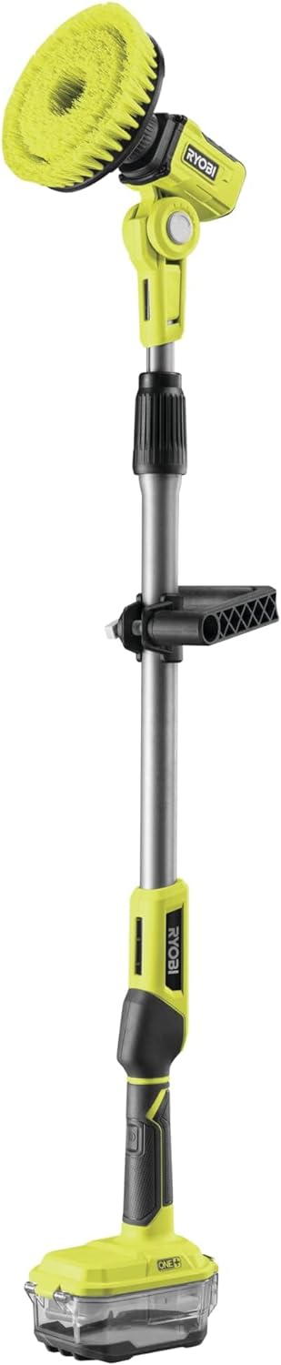 RYOBI 18 V ONE+ Akku-Reinigungsbürste R18TPS-0 (15 cm rotierender Borstenkopf, teleskopierbar bis zu