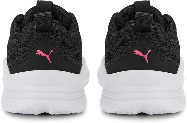 PUMA Unisex Baby Wired Run Ac Inf Sneaker 20 EU Puma Black Sunset Pink, 20 EU Puma Black Sunset Pink