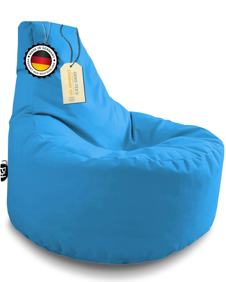PATCH HOME Gamer Sessel in 2 verschiedenen Grössen und 25 XL - 75cm Durchmesser, 30cm Sitzhöhe, 80cm