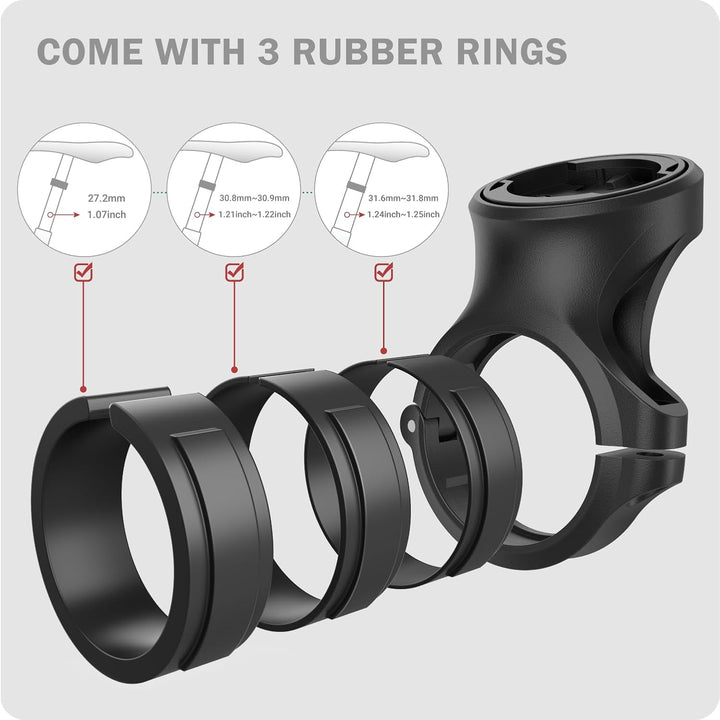 TUSITA Sattelstützen Quarter Turn Halterung - Kompatibel mit Wahoo TRACKR Radar - Passend für 27.2mm