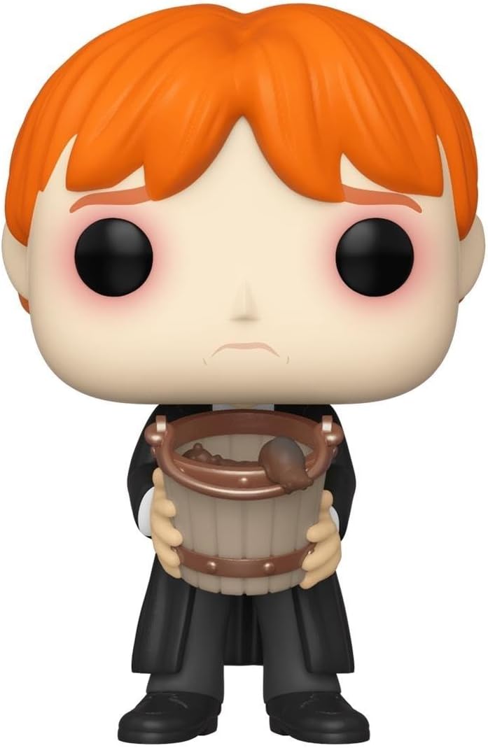 Funko Pop! Harry Potter-Ron Weasley Puking Slugs mit Bucket - Vinyl-Sammelfigur - Geschenkidee - Off