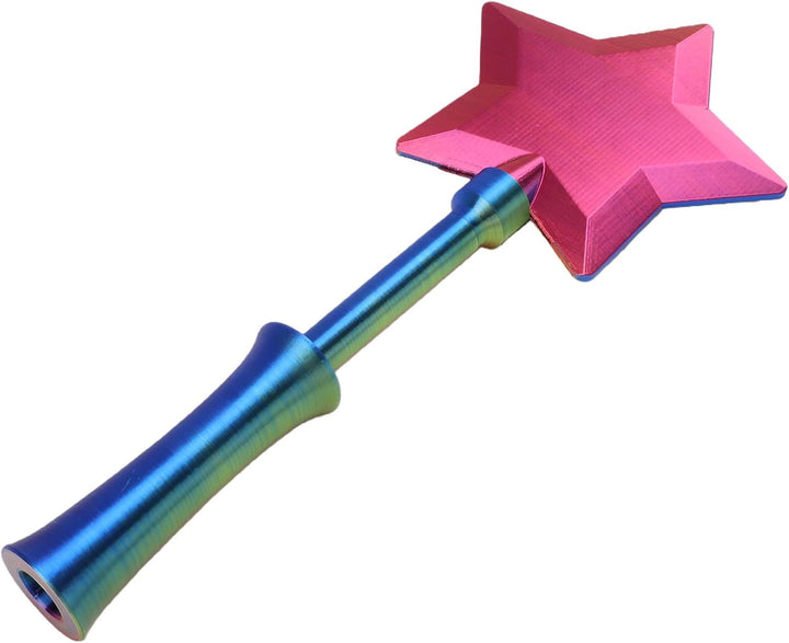 Keenso 3D-Gedruckter Kreditkartenstab PLA Fairy Pay Wand 28 X 15 cm, Ausziehbar auf 36 cm Stern Kont