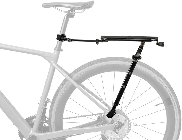 Topeak Zi RAK Gepäckträger Schwarz, Fahrrad Gepäckträger aus Aluminium mit Strap Mount Befestigung f