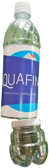 Geheimversteck aus echter Wasserflasche mit doppeltem Boden