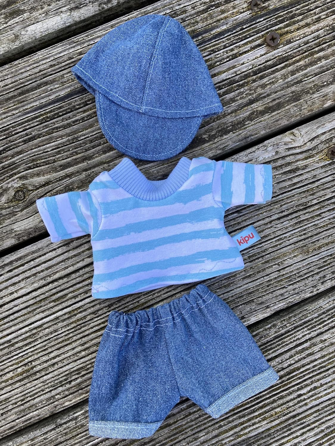 Puppenkleidung handmade passend für Kuscheltier Plüsch Äffchen Teddy Bären Gr. 20 cm Bekleidung Shir